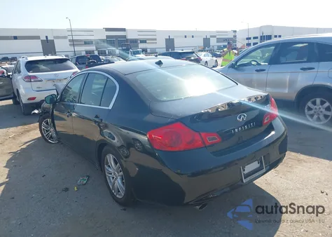2010 Infiniti G37 Journey from USA, damaged, VIN JN1CV6AP2AM405724